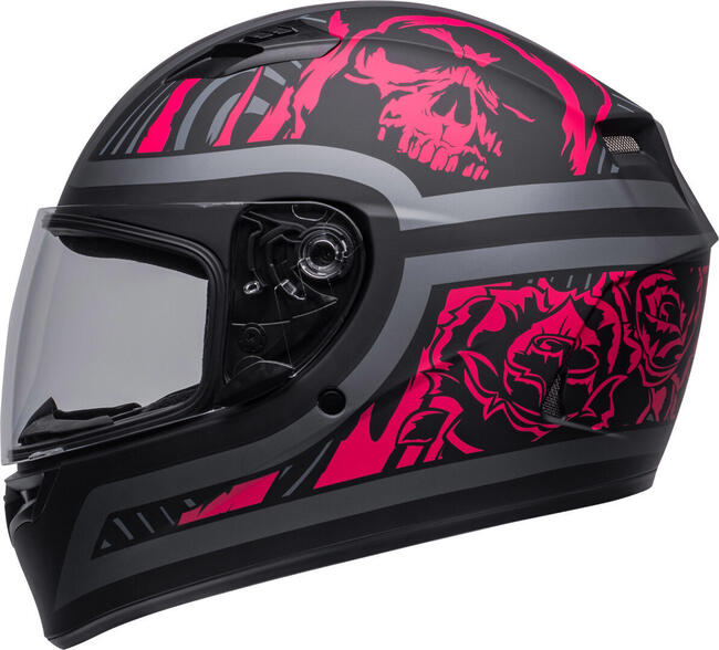 Casco Integrale Qualifier Rebel Matte Black Pink Bell