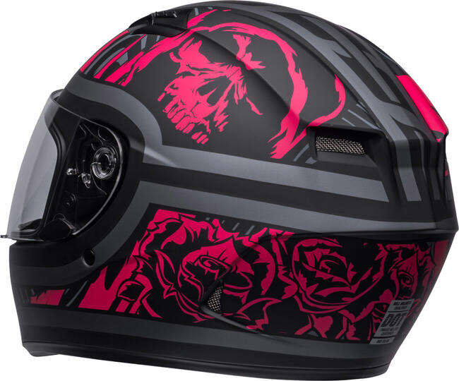 Casco Integrale Qualifier Rebel Matte Black Pink Bell