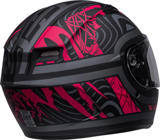 Casco Integrale Qualifier Rebel Matte Black Pink Bell