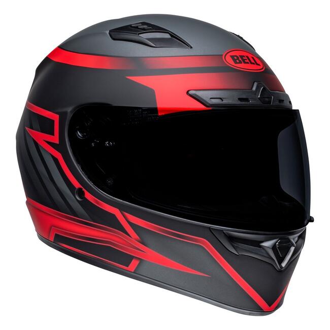 Casco Integrale Qualifier Dlx Mips  Raiser Matte  Black Crimson Bell