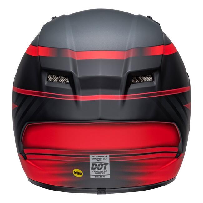 Casco Integrale Qualifier Dlx Mips Raiser Matte Black Crimson Bell