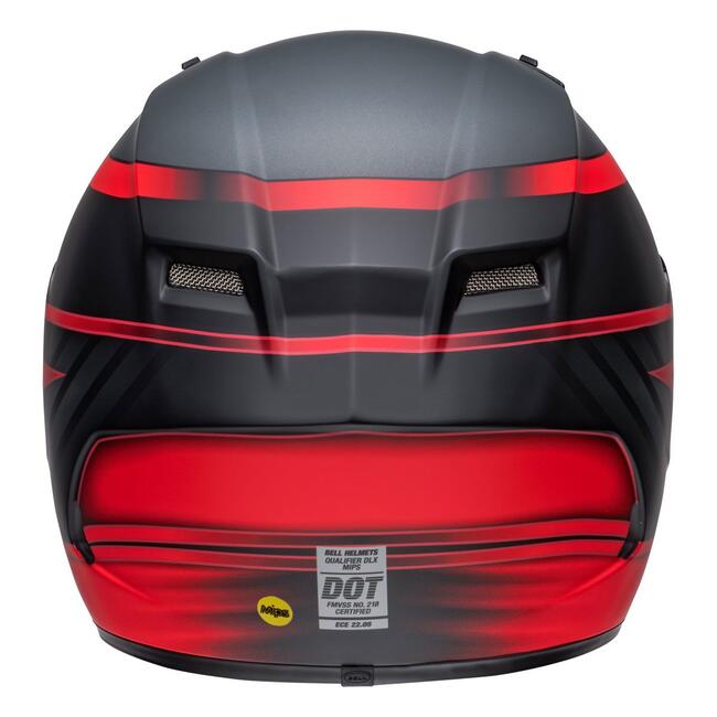 Casco Integrale Qualifier Dlx Mips  Raiser Matte  Black Crimson Bell