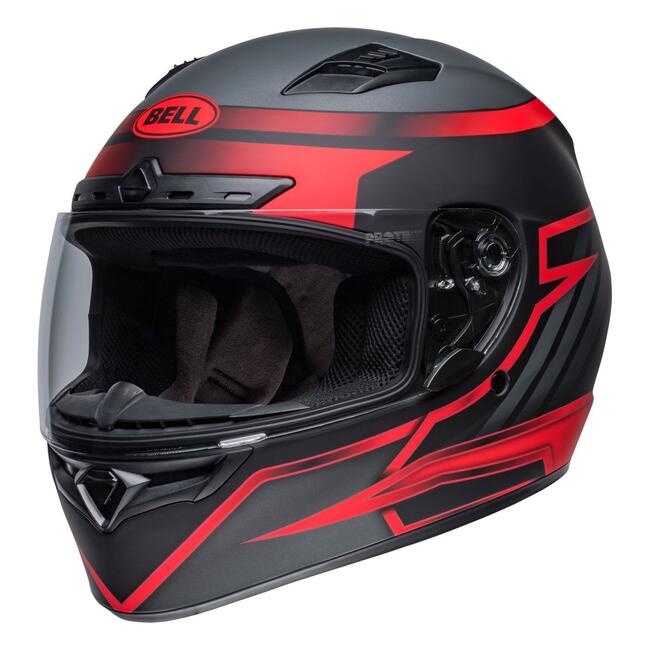 Casco Integrale Qualifier Dlx Mips  Raiser Matte  Black Crimson Bell