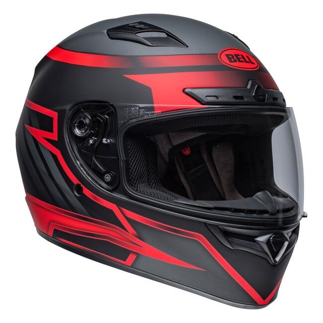 Casco Integrale Qualifier Dlx Mips  Raiser Matte  Black Crimson Bell