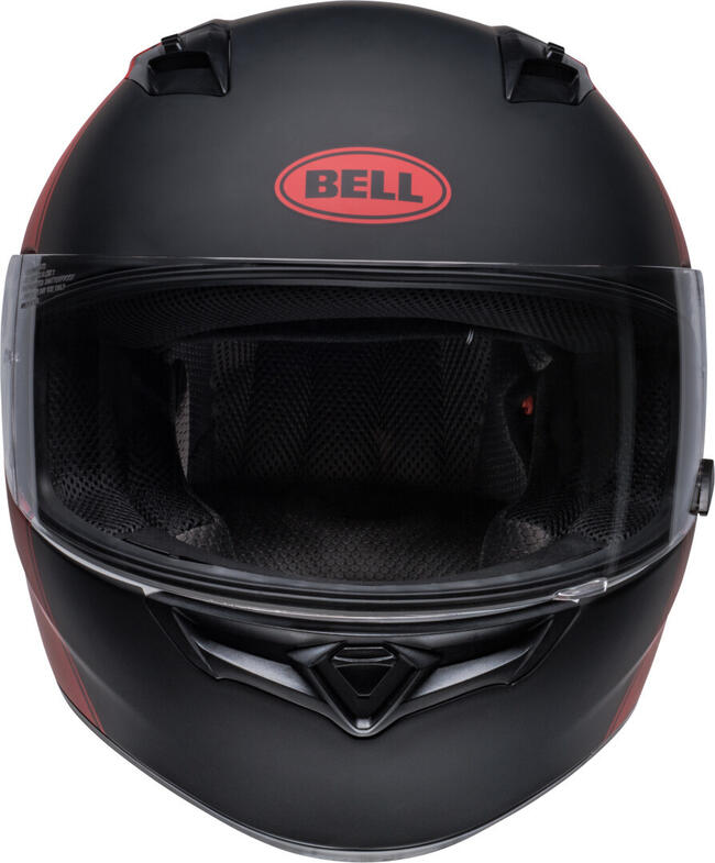 Casco Integrale Qualifier Ascent Matte Black Red Bell