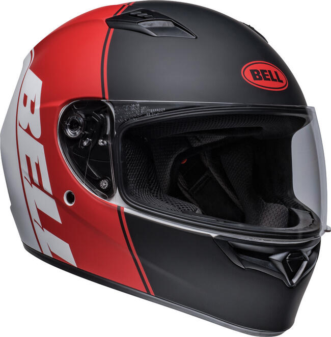 Casco Integrale Qualifier Ascent Matte Black Red Bell