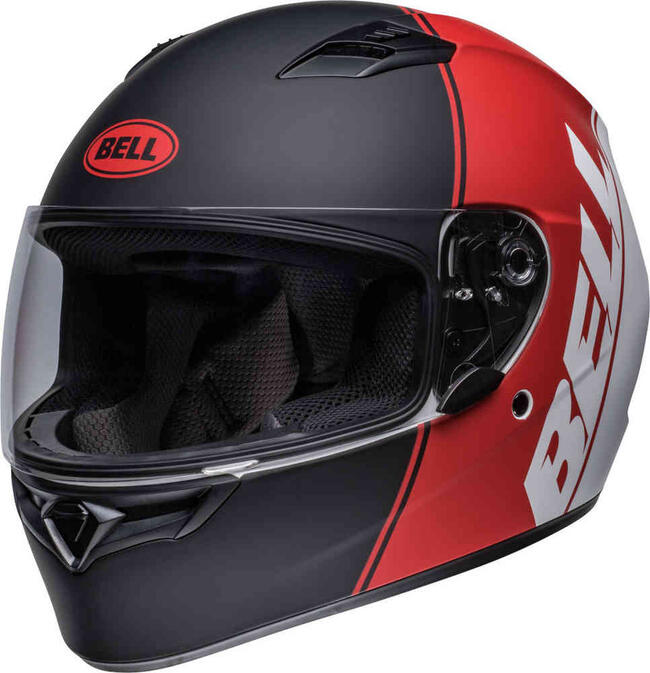 Casco Integrale Qualifier Ascent Matte Black Red Bell Nero/rosso