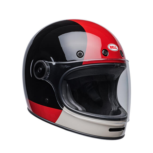 Casco Integrale Bullitt Blazon Black Burgundy Bell