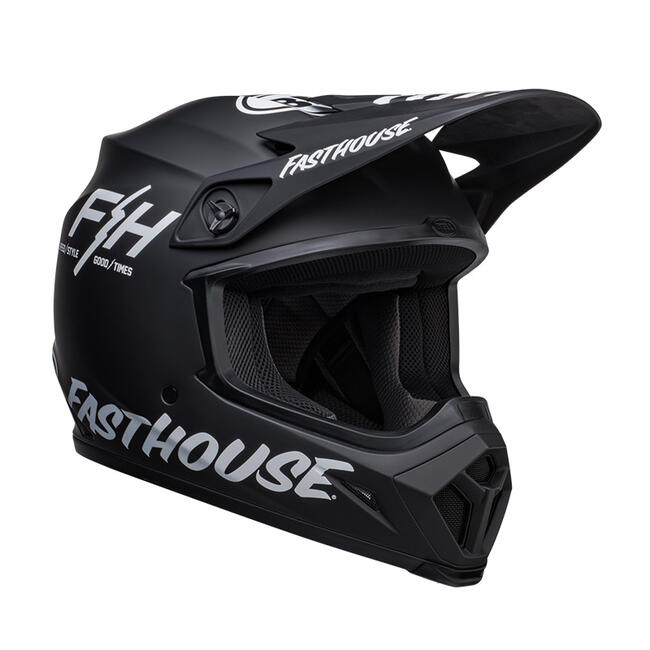 CASCO BELL MX-9 MIPS FASTHOUSE PROSPECT MATTE BLACK WHITE BELL   FuorigiriWeb 