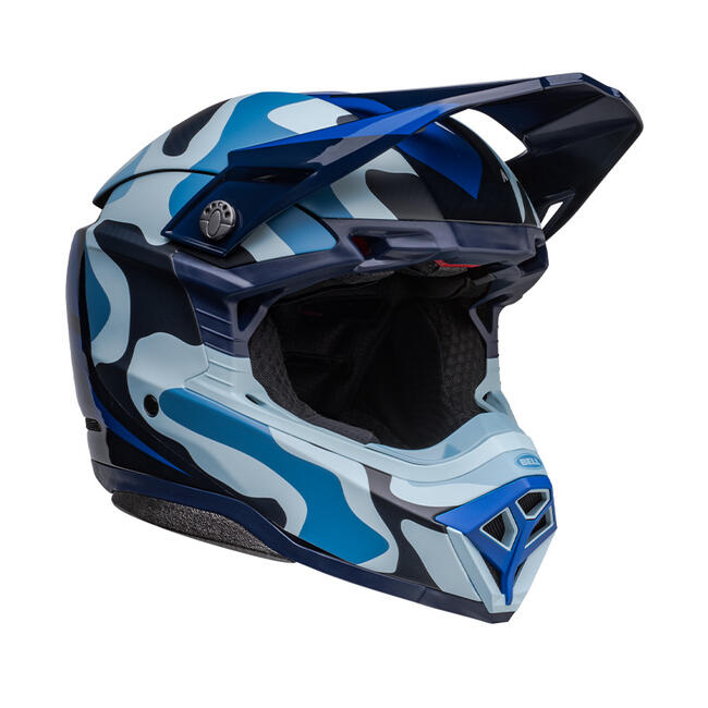 Casco Integrale Moto-10 Spherical Ferrandis MÉchant Matte Gloss Blue Nuova  Mologazione Ece 22-06 Bell - Fuorigiriweb