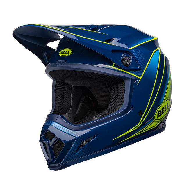 CASCO CROSS MX-9 MIPS ZONE NAVY RETINA BELL   FuorigiriWeb 