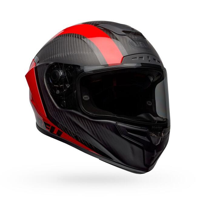 CASCO RACE STAR FLEX DLX  TANTRUM 2 MATTE GLOSS BLACK RED NUOVA OMOLOGAZIONE ECE 22-06 BELL   FuorigiriWeb 