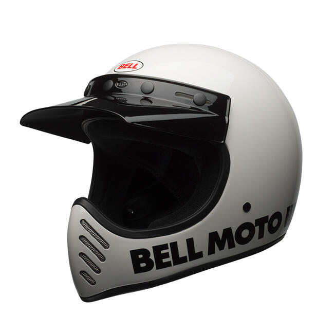 CASCO INTEGRALE MOTO-3  GLOSS WHITE NUOVA OMOLOGAZIONE ECE 22-06  BELL   FuorigiriWeb 