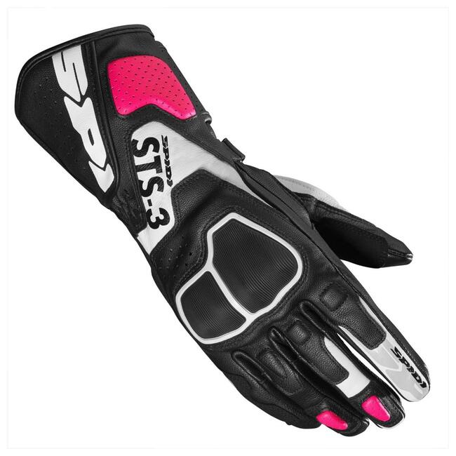 Spidi Guanti Da Moto Nero/fucsia Donna