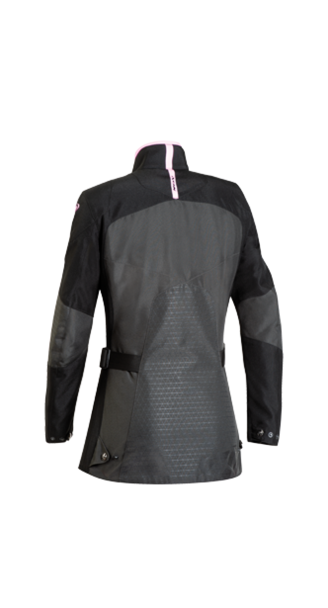 Ixon Giacche E Giubbotti Da Moto Antracite/nero/rosa Donna