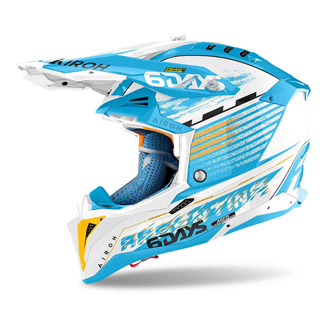 Caschi Cross Azzurro Airoh