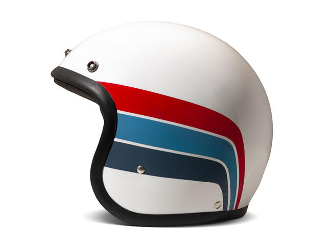 Casco Jet Fibra Vintage Artemis Dmd