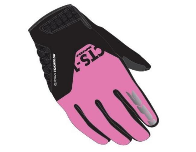 Spidi Guanti Da Moto Nero/fucsia Donna