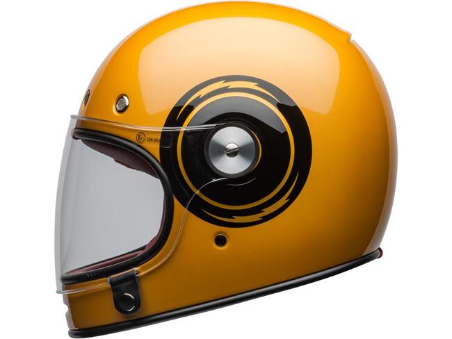 Casco Integrale Bullitt Dlx Flow Gloss Yellow Black Bell