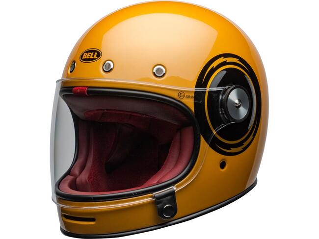 Casco Integrale Bullitt Dlx Flow Gloss Yellow Black Bell Giallo