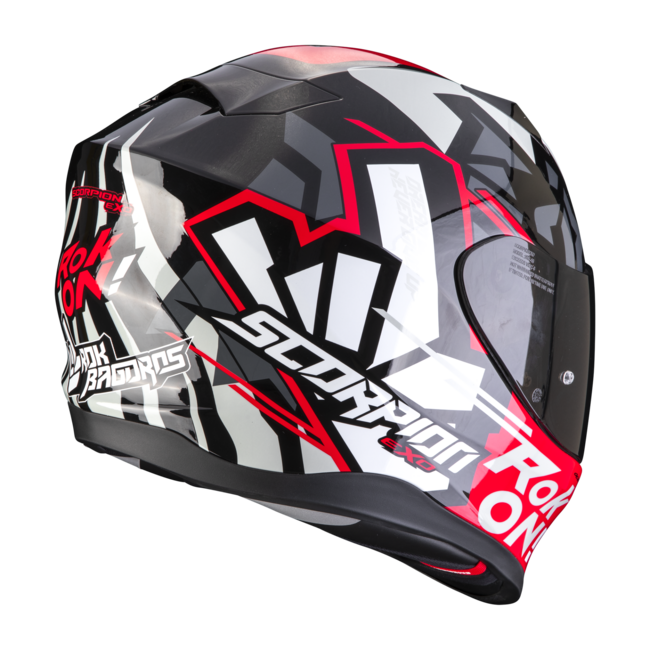 Caschi Integrali Nero/rosso Scorpion
