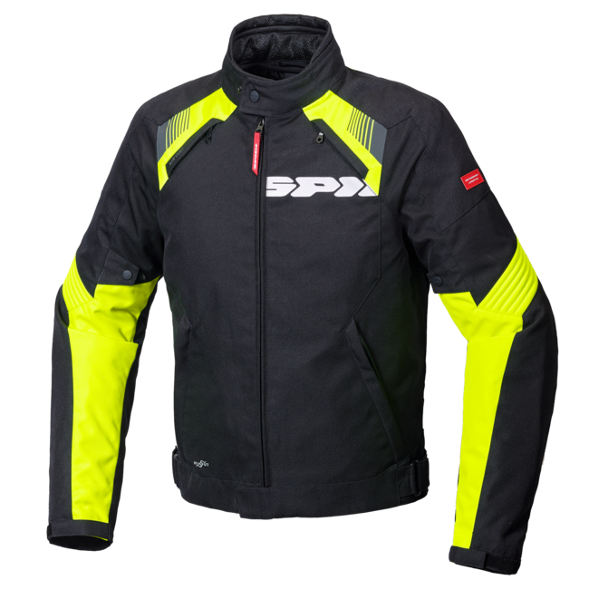 Giacca Moto Flash Evo H2out Spidi Nero Giallo