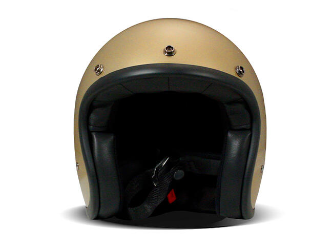 Casco Jet Fibra Vintage Gold Dmd