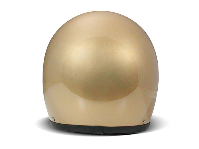 Casco Jet Fibra Vintage Gold Dmd