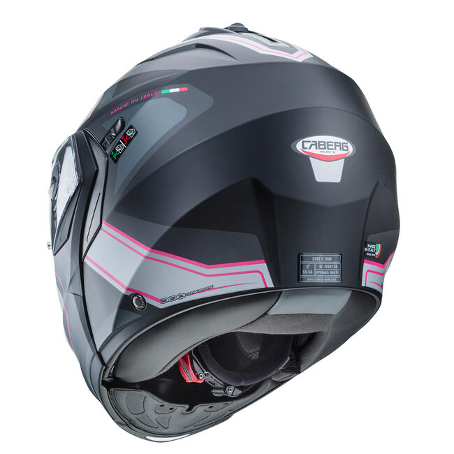 Caberg Caschi Modulari Nero/fucsia Unisex