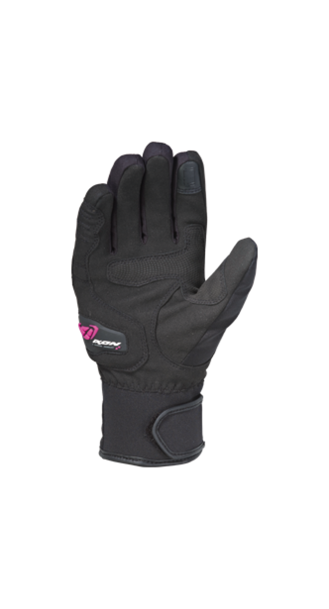 Ixon Guanti Da Moto Nero/fucsia Donna