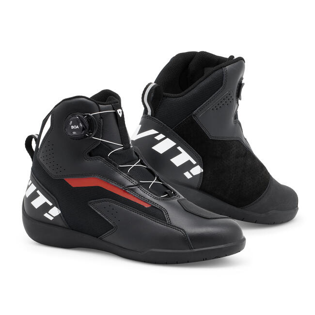 Scarpe Da Moto Nero/rosso Revit Uomo