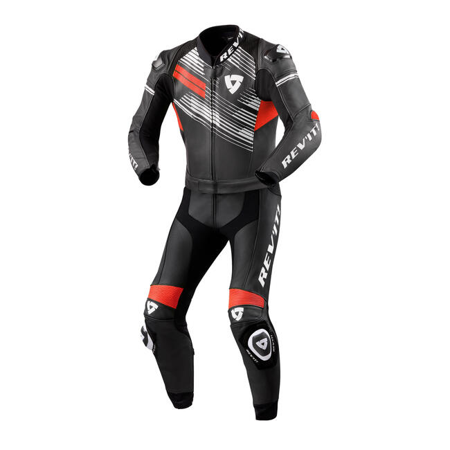 Revit Tute Da Moto Nero/rosso Uomo