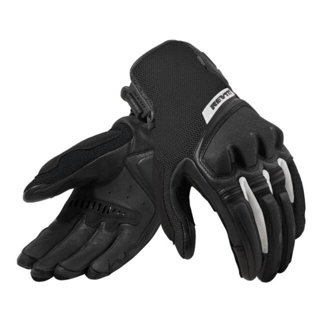 Revit Guanti Da Moto Nero/bianco Donna