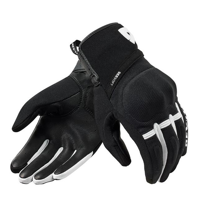 Revit Guanti Da Moto Nero/bianco Uomo