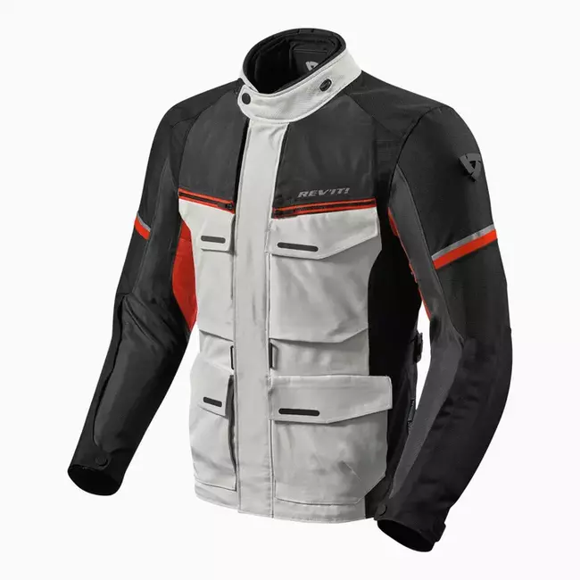 Revit Giacche E Giubbotti Da Moto Argento/rosso Uomo