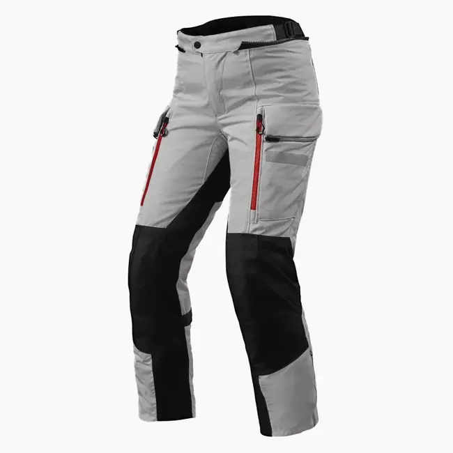 Pantaloni Da Moto Argento/nero Revit Donna