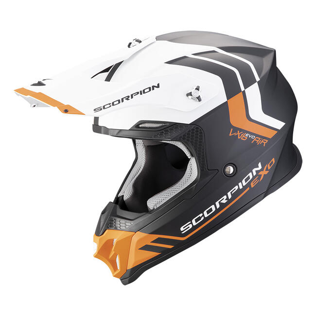 Caschi Cross Nero/arancio Scorpion