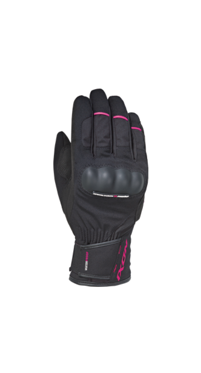 Ixon Guanti Da Moto Nero/fucsia Donna