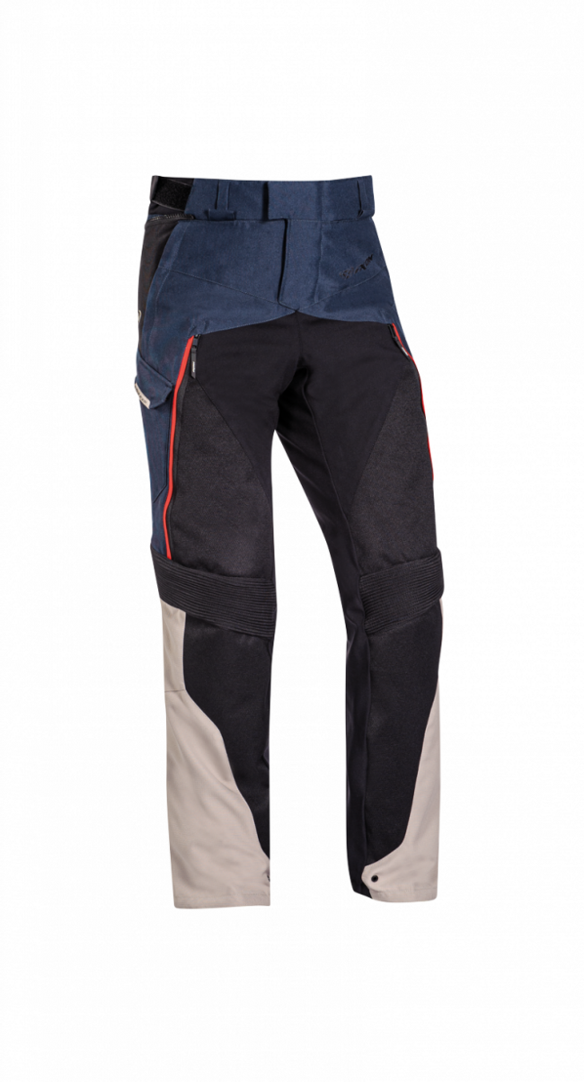 Ixon Pantaloni Da Moto Grigio/blu/nero Uomo