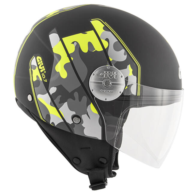 Casco 10.7 Mini-j Nero Opaco Camouflage