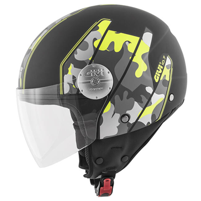 Casco 10.7 Mini-j Nero Opaco Camouflage