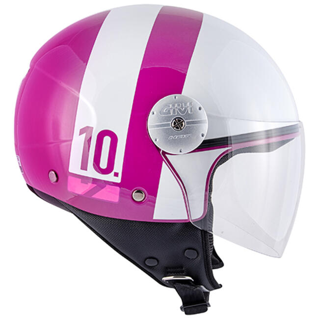 Caschi Demijet Bianco/viola Givi