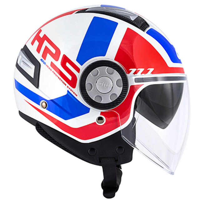 Caschi Jet Bianco/rosso/blu Givi