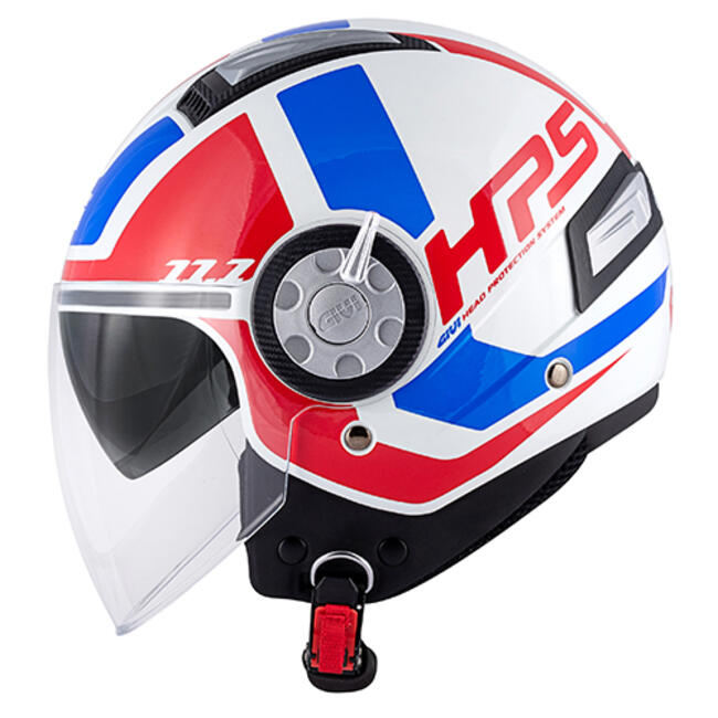 Caschi Jet Bianco/rosso/blu Givi