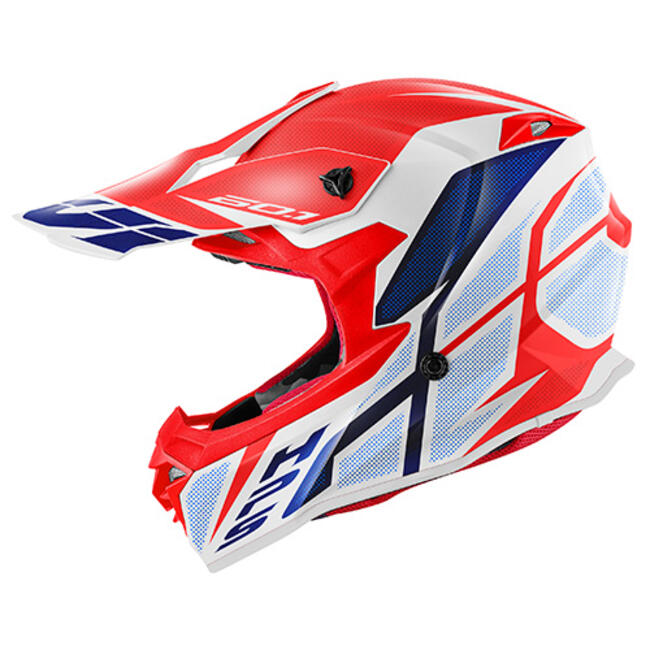 Caschi Cross Rosso/bianco Givi