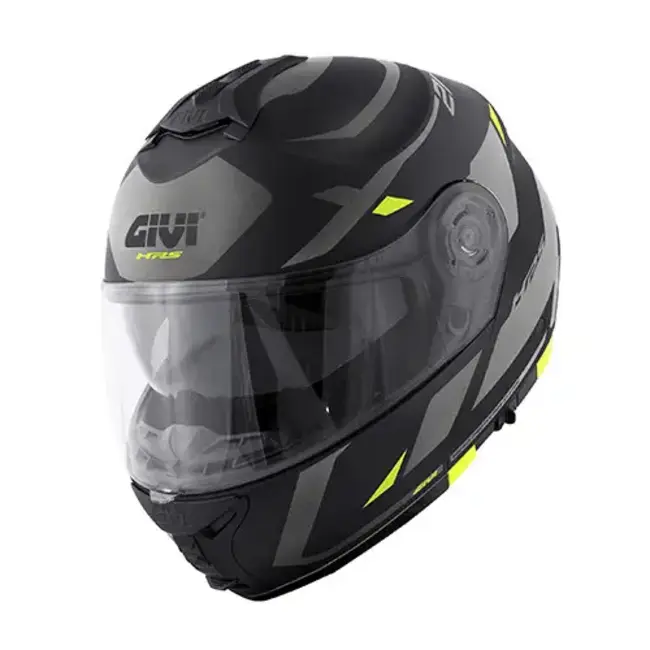 Givi Caschi Modulari Nero/titanio/giallo