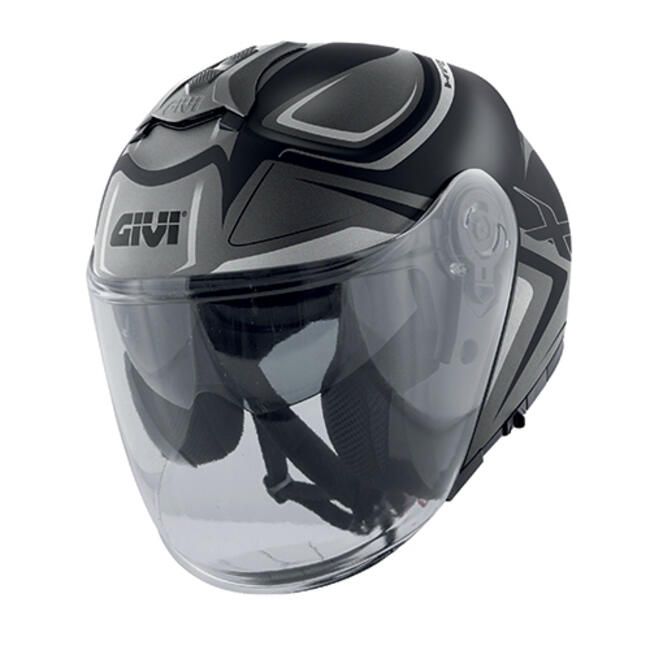 Givi Caschi Jet Nero/argento