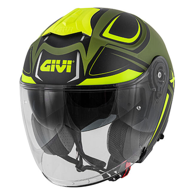 Givi Caschi Jet Nero/verde