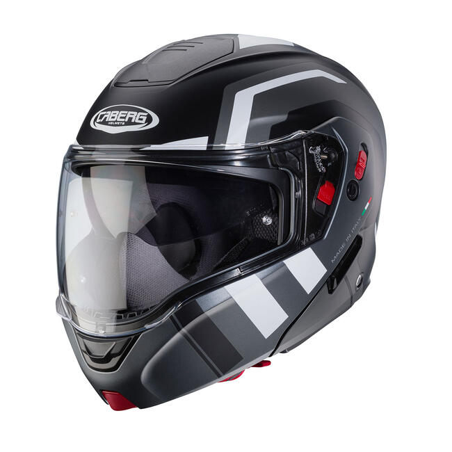 Caberg Caschi Modulari Nero/bianco Unisex