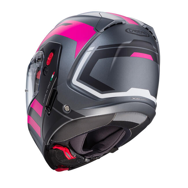 Caberg Caschi Modulari Nero/fucsia Unisex